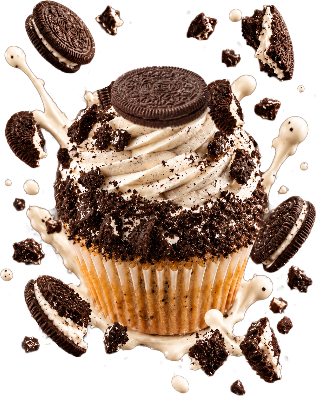 Cookies and Cream Loaded Cupcake